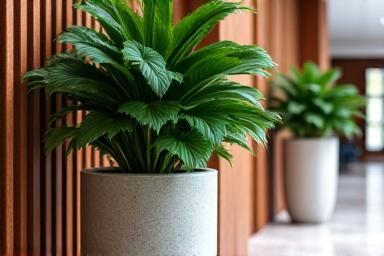 Custom planter designs for hotels